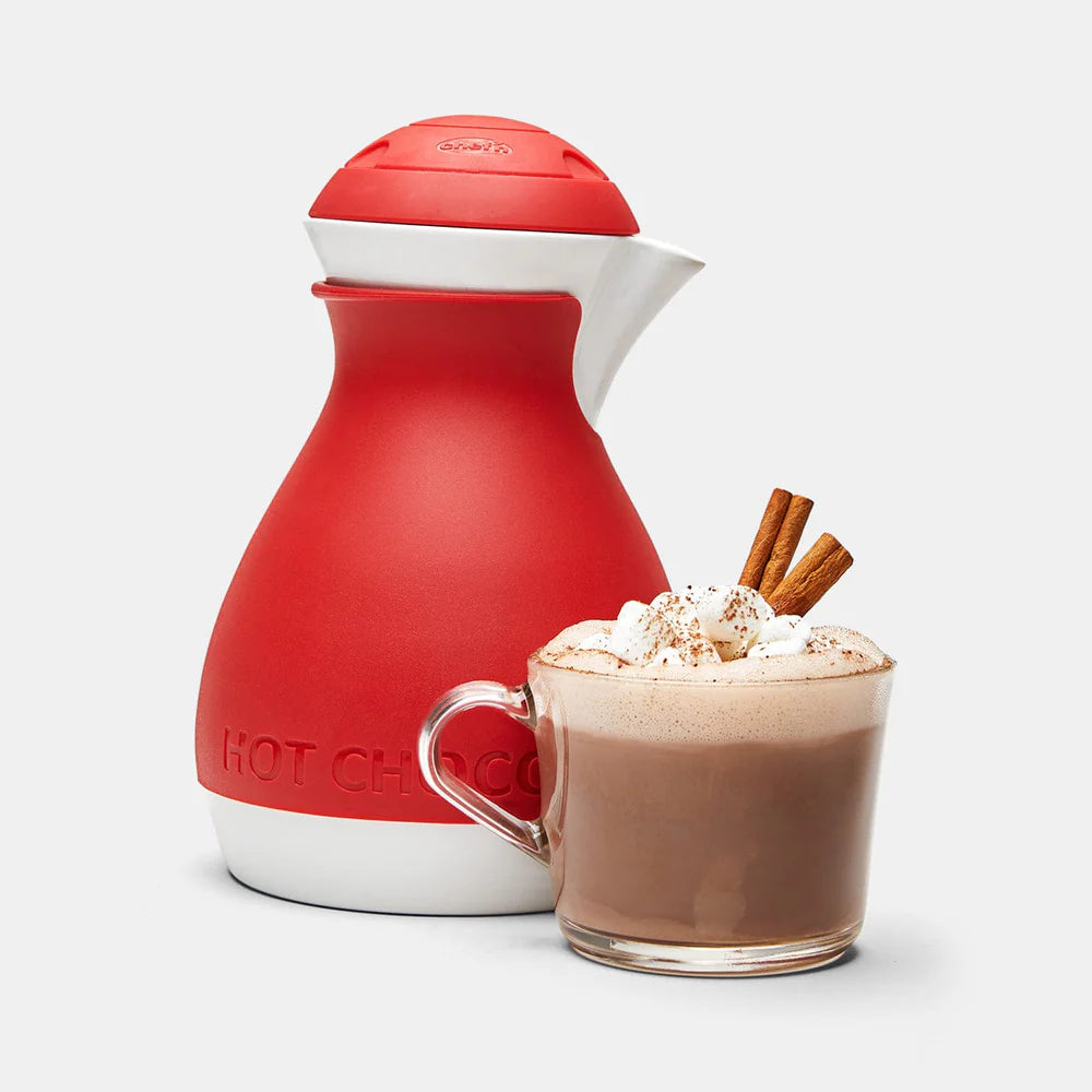 Frothing Hot Chocolate Pot