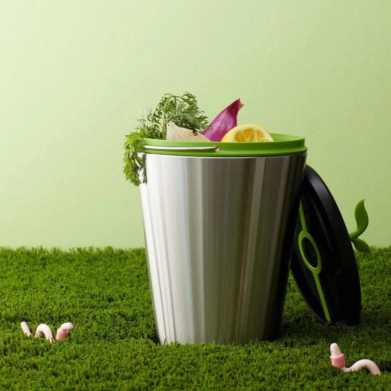 Stainless Steel Compost Bin