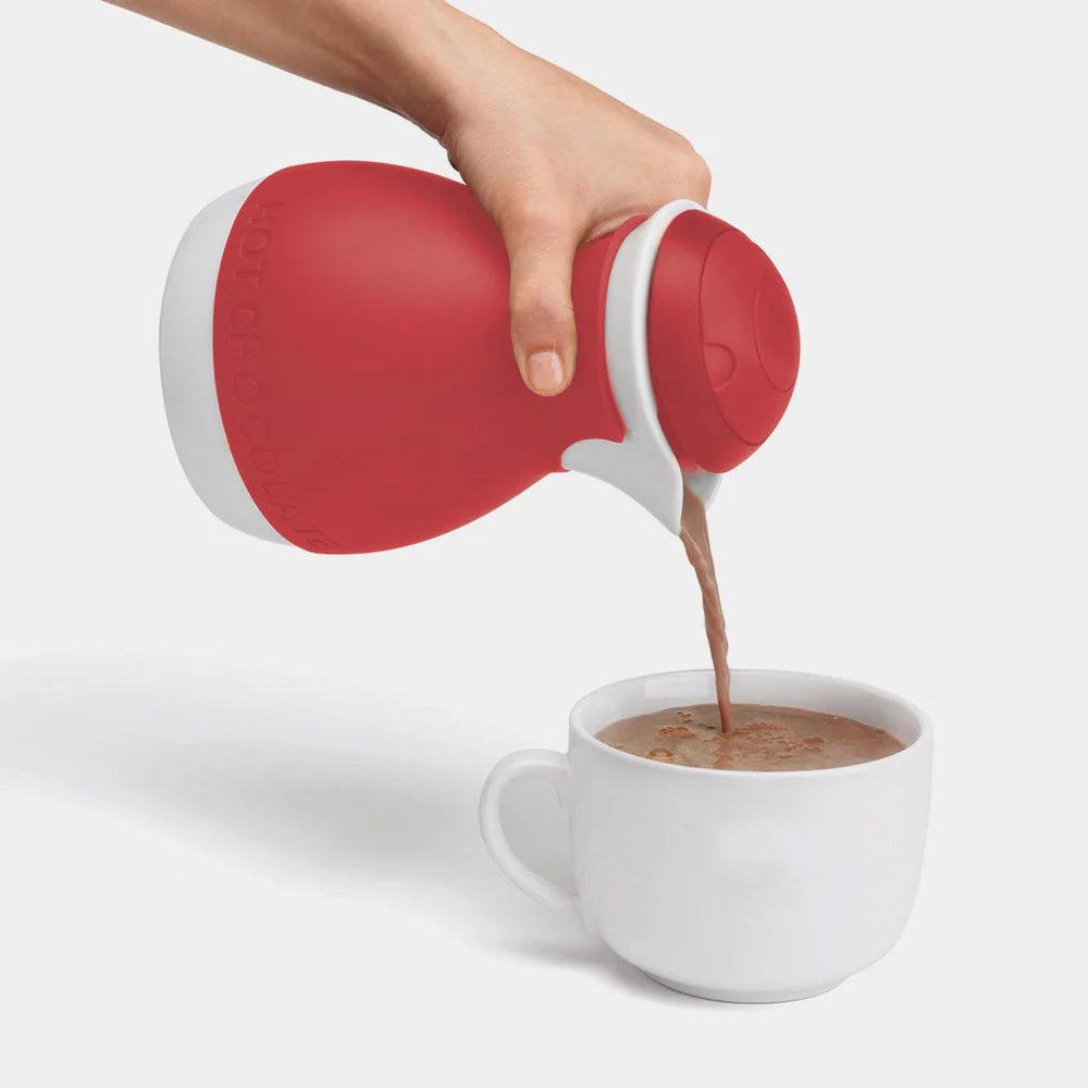 Frothing Hot Chocolate Pot