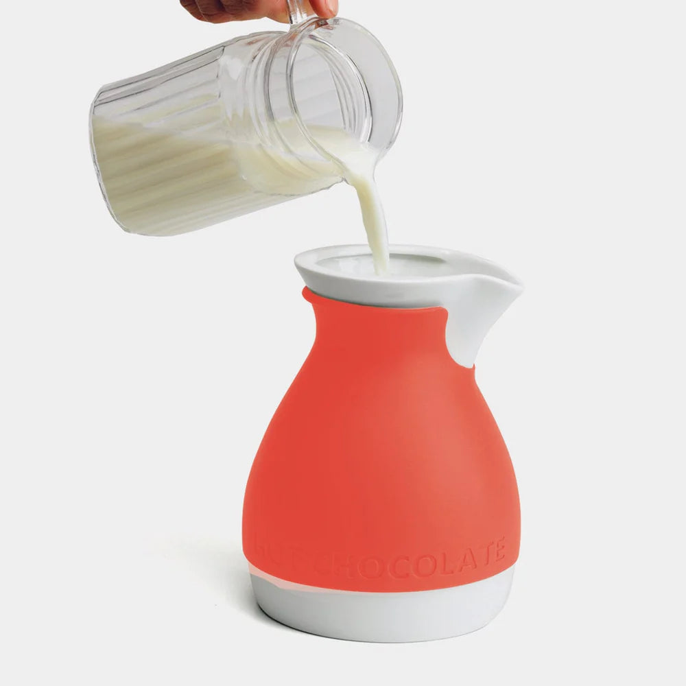 Frothing Hot Chocolate Pot