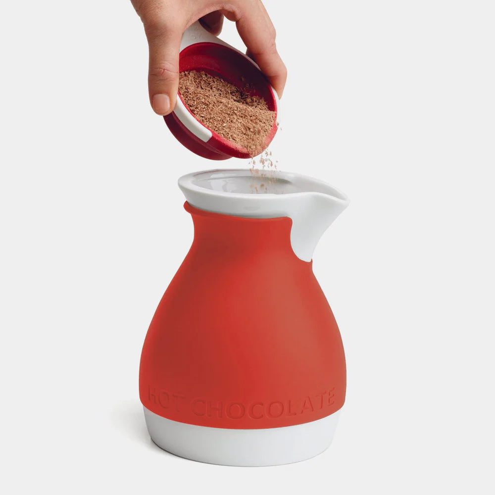 Frothing Hot Chocolate Pot