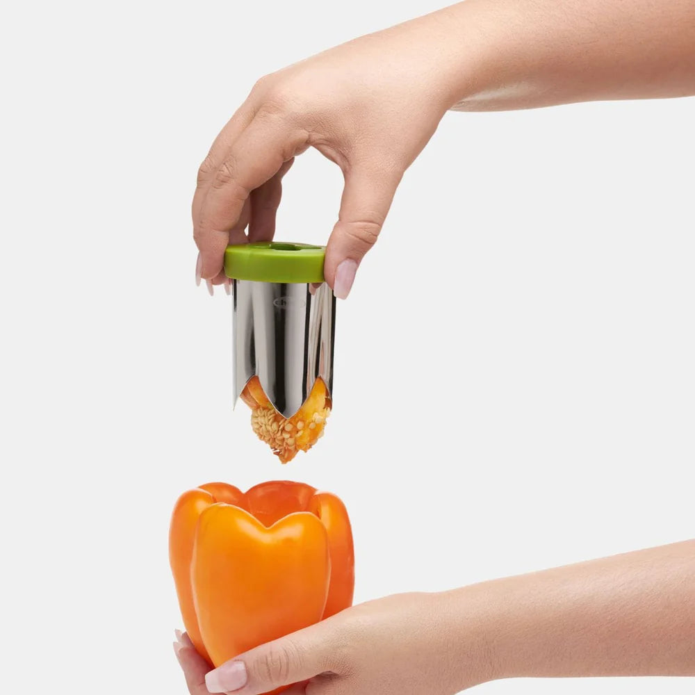 QuickCore Plus Pepper Corer Set